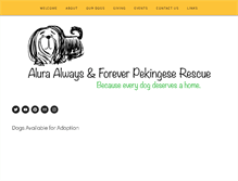 Tablet Screenshot of alurapekingese.com